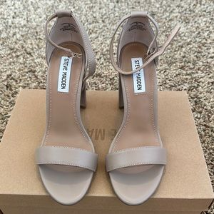 Steve Madden Tan Leather Heels